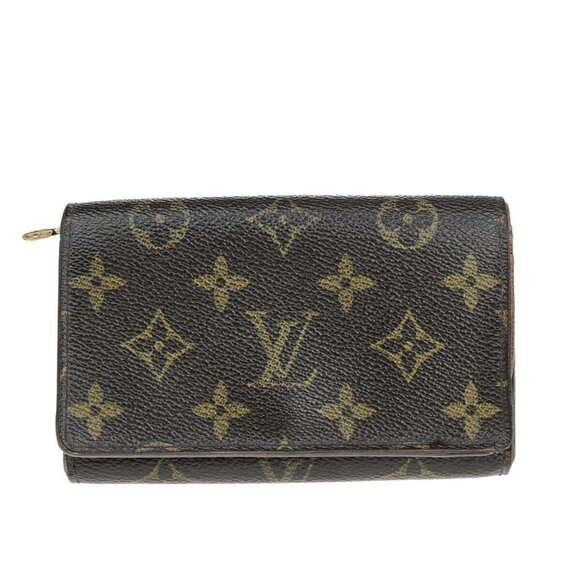 LOUIS VUITTON Portefeuille Tresor Bifold Wallet Monogram Brown - Picture 1 of 16